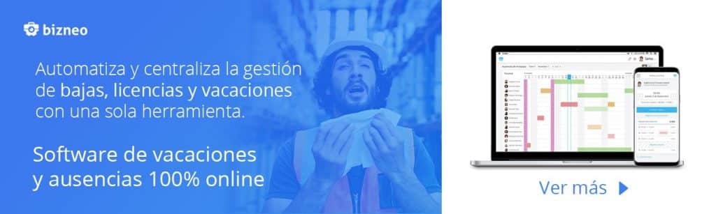 software de bajas, licencias y vacaciones