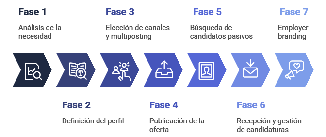 Las 7 fases del proceso de reclutamiento 
