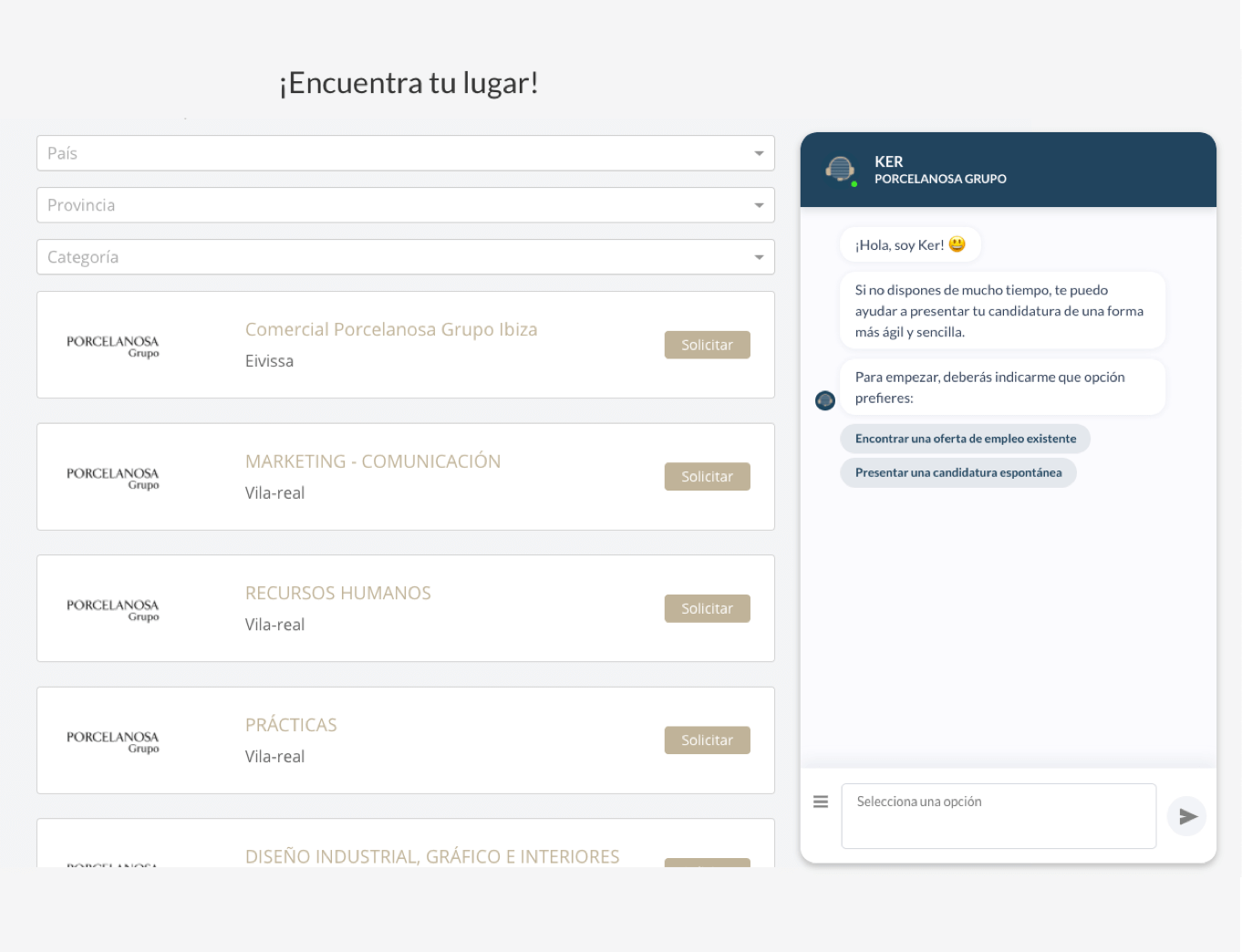 Comunicación en un proceso de selección de personal