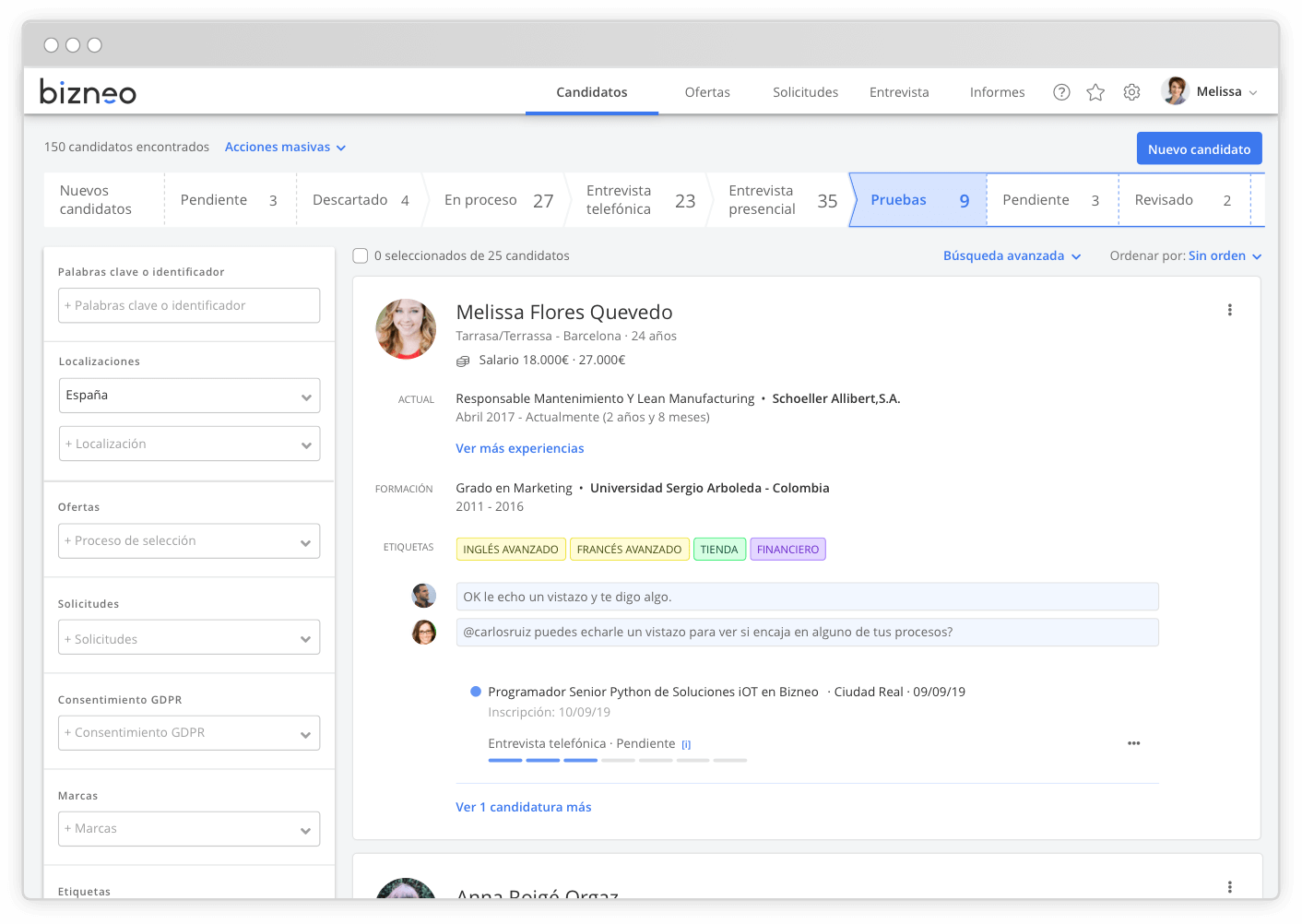 ATS (Applicant Tracking System)