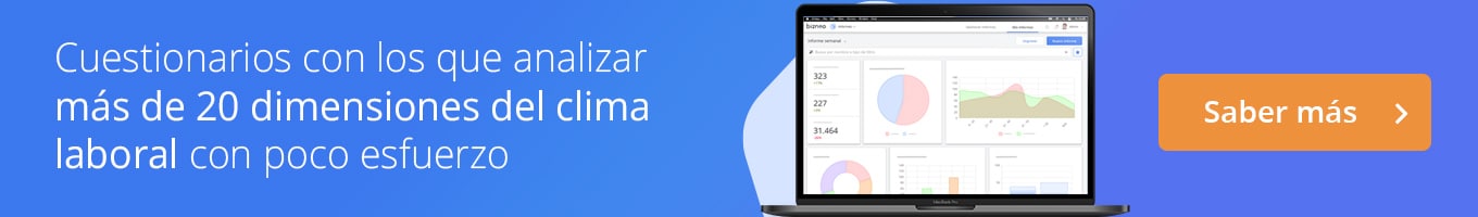 Cuestionarios con 20 dimensiones del clima laboral