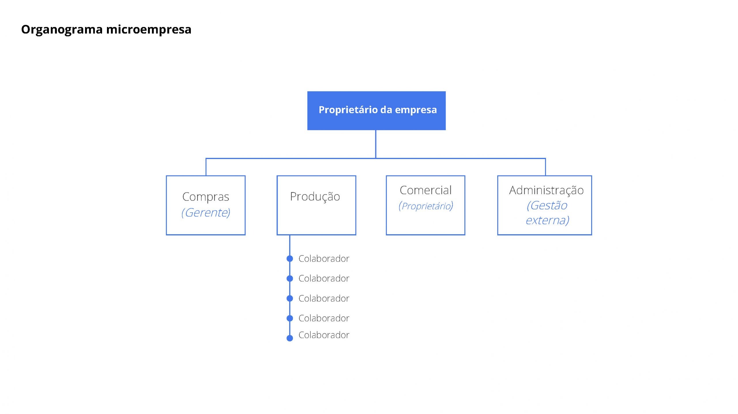 Organograma microempresa