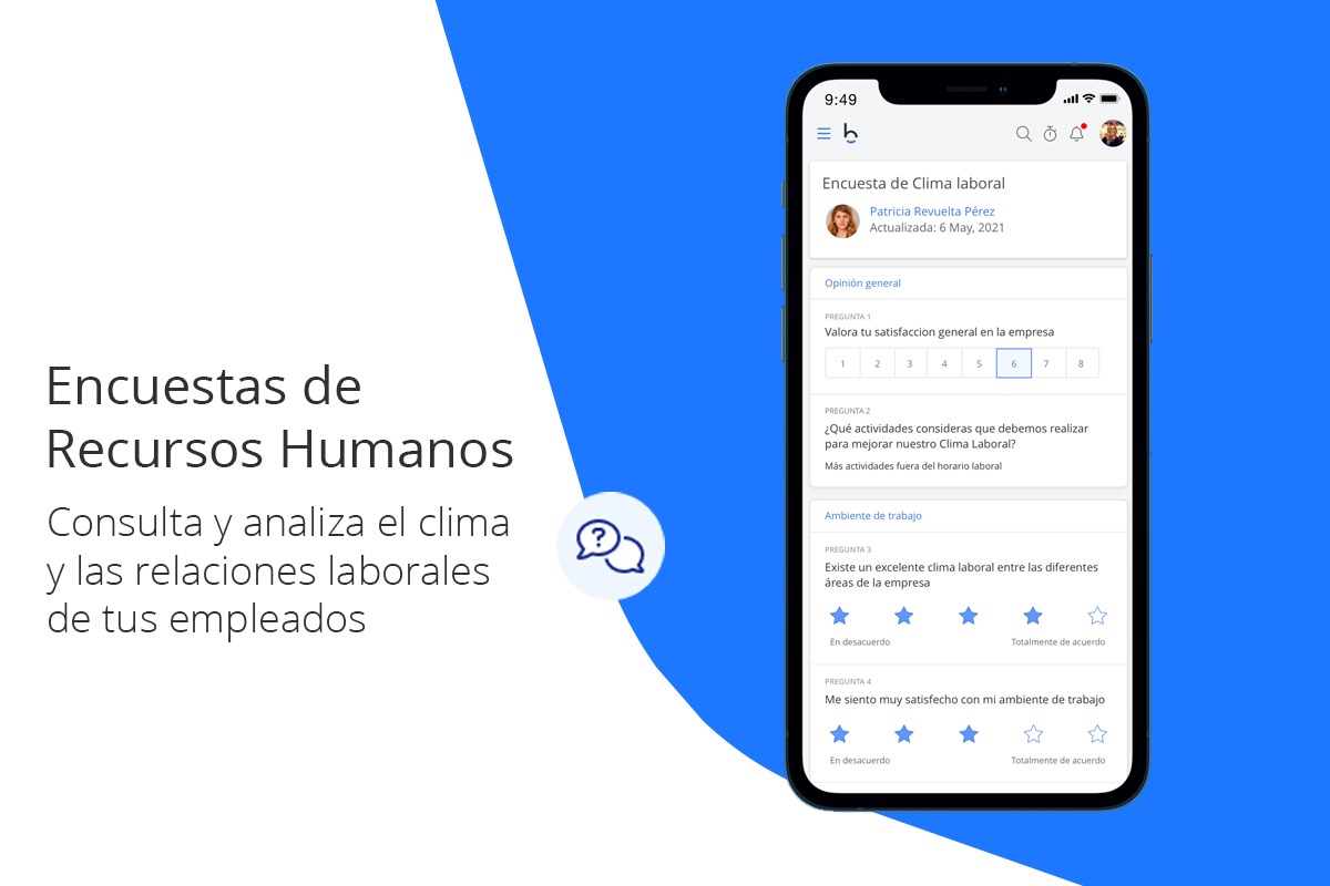 App con encuestas de Recursos Humanos