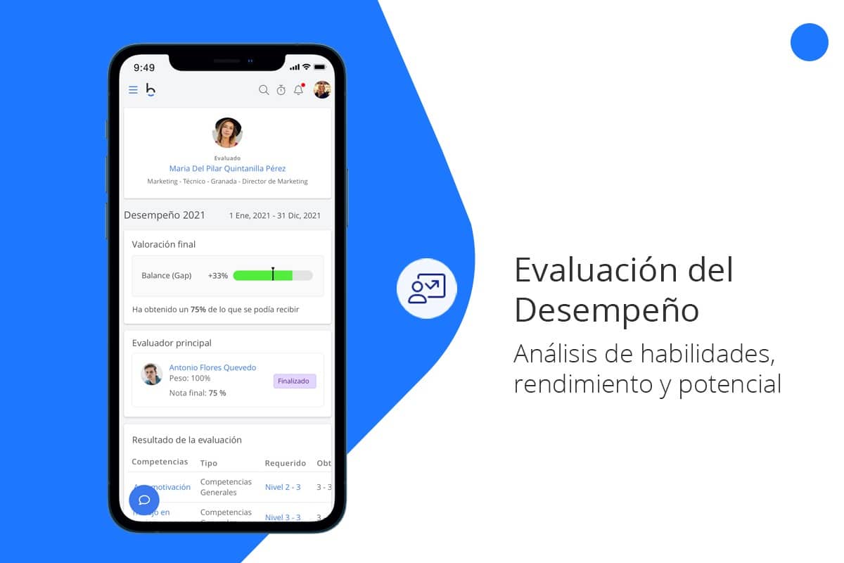 app de evaluación de desempeno