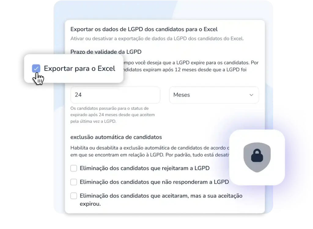 software de recrutamento e seleção com LGPD