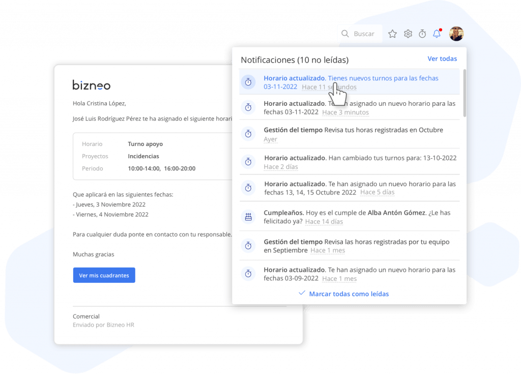 Workflows de escala e turnos de trabalho