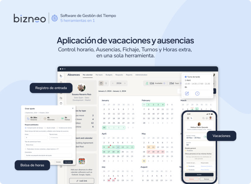 aplicación de vacaciones para empleados