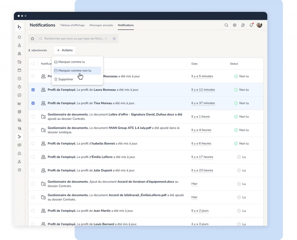 systeme flux travail ressources-humaines