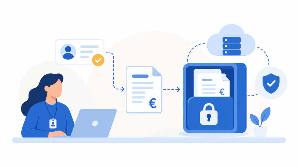 Coffre-fort électronique pour bulletin de paie