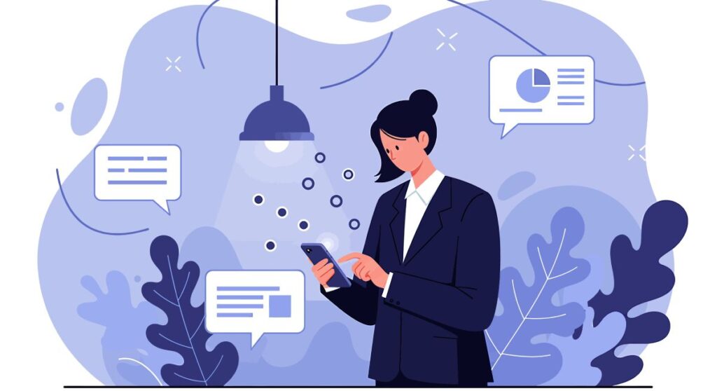 notificaciones móviles a empleados