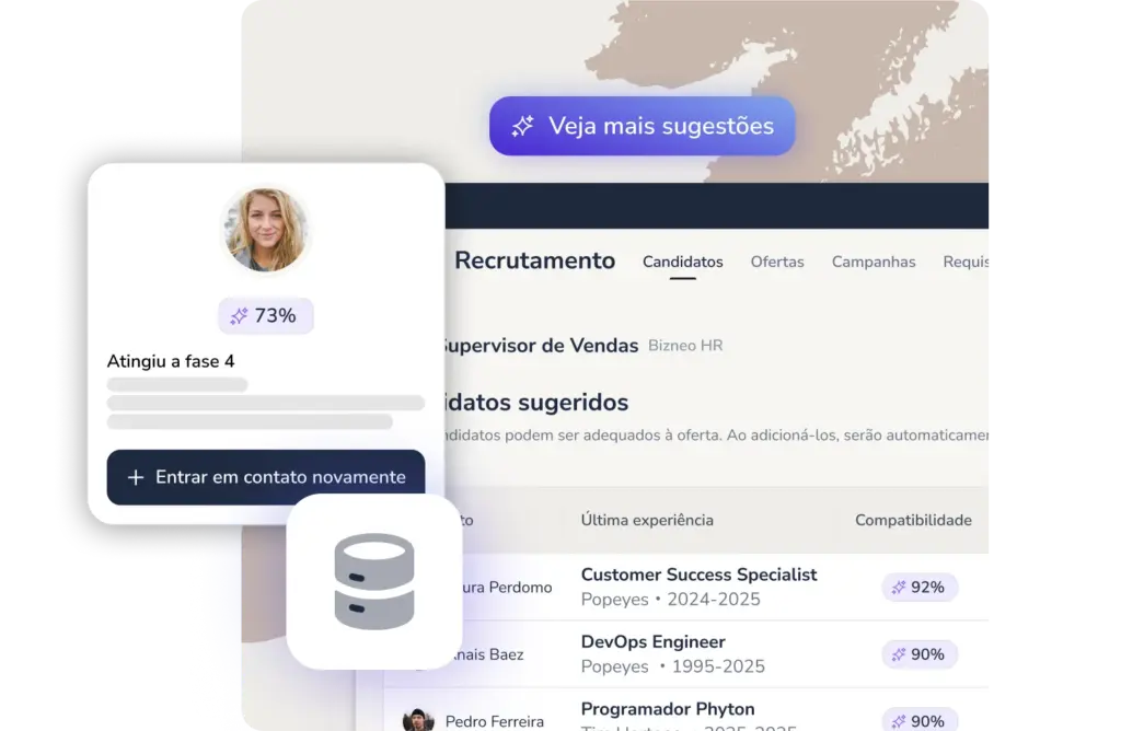 software de recrutamento e seleção com banco de talentos