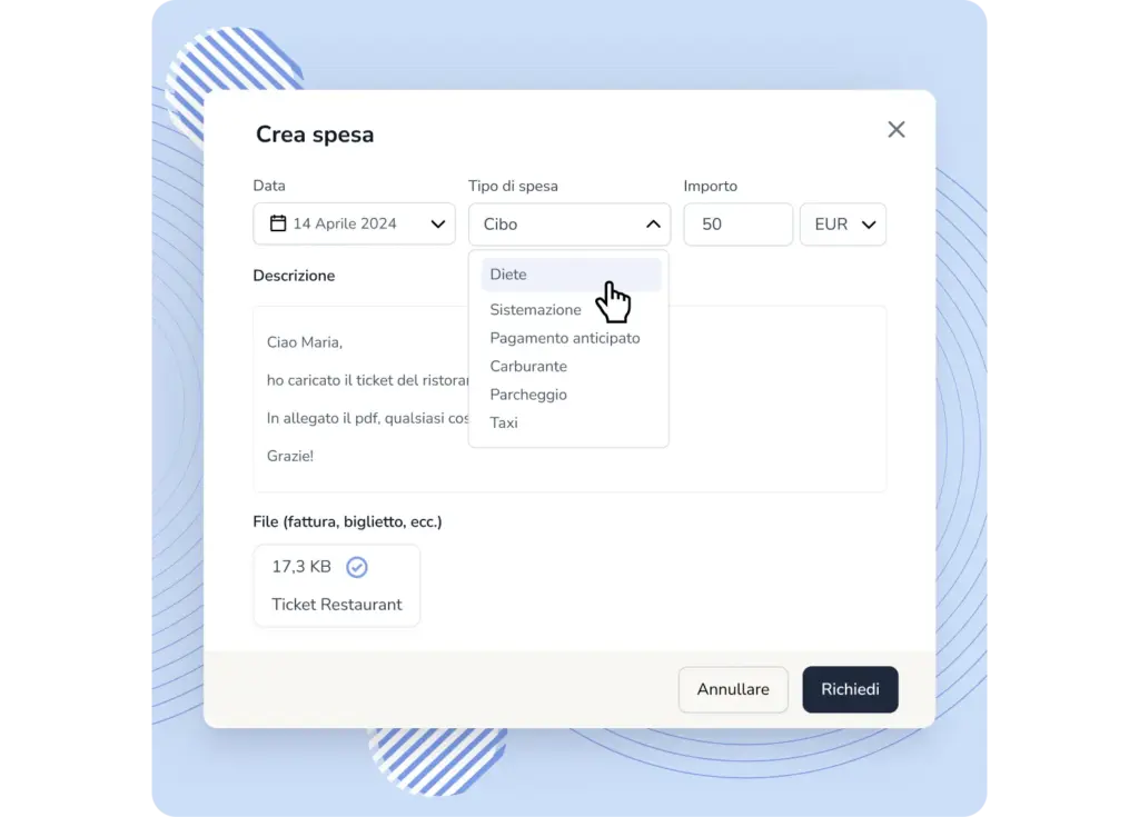 Crea spesa