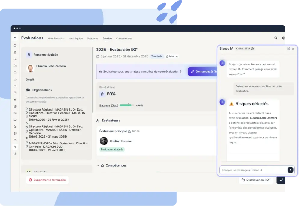 Evaluations de la performance 
